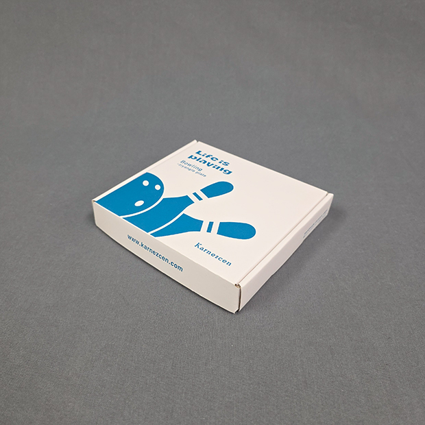 アイボリー250g ボウリングピンボックス制作事例1