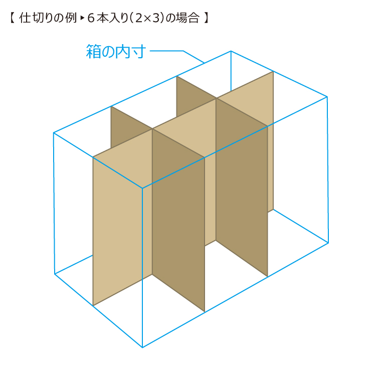 一般組仕切り→組み合わせ例