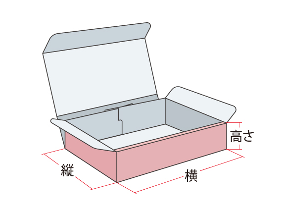 カラーダンボール箱形状